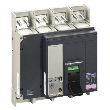 قواطع الدائرة، ComPact NS1000L، 150kA/415VAC، وحدة الطرح MicroLogic 2.0، 1000A، ثابتة، 4 أقطاب 4d