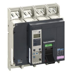 قاطع الدائرة، ComPact NS1000L، 150kA/415VAC، وحدة فصل Micrologic 2.0، 1000A، ثابت، 4 أقطاب 4d