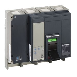 قاطع الدائرة، ComPact NS630bH، 70kA/415VAC، وحدة فصل Micrologic 5.0E، 630A، ثابت، 4 أقطاب 4d