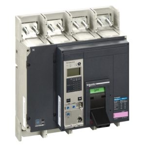 قواطع الدائرة، ComPact NS630bL، 150kA/415VAC، وحدة الطرح MicroLogic 2.0A، 630A، ثابتة، 4 أقطاب 4d