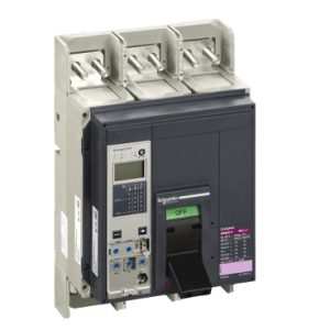 قاطع الدائرة، ComPact NS800H، 70kA/415VAC، وحدة فصل Micrologic 5.0A، 800A، ثابت، 3 أقطاب 3d